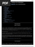 Python For Newbies