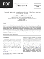 Cenozoic Antarctic Cryosphere Evolution Tales From Deep Sea Sedimentary Records 2007 Deep Sea Research Part II Topical Studies in Oceanography