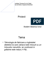 Tehnologia de Fabricare a Inghetatei Degresate