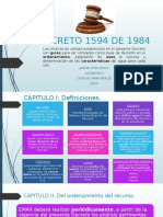 Editado Decreto 1594 de 1984