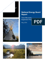 National Energy Board report on Trans Mountain expansion
