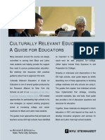 Culturally Relevant Education