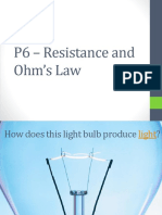 p6 - Resistance Ohms Law