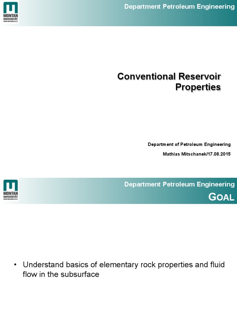 Understanding Reservoir Porosity and Permeability | PDF | Permeability ...