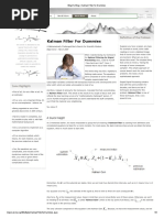 Kalman Filter for Dummies