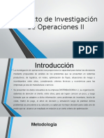 Proyecto de Investigación de Operaciones II