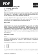 ACCA F7 Examiner's Report 15