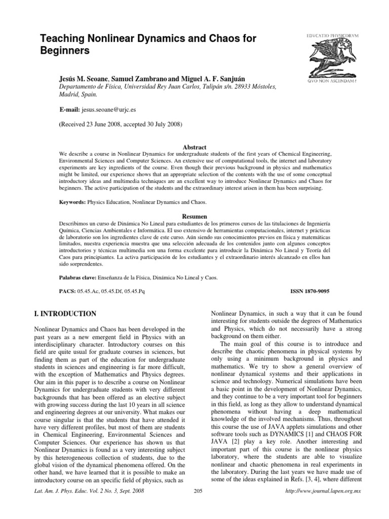 Introductory Nonlinear Dynamics Course | PDF | Chaos Theory | Dynamical ...