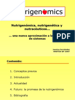 Presentación nutrigenomics