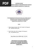 Download Pengembangan Produktivitas Gula Aren Dalam Meningkatkan Pendapatan MAsyarakat Di Desa Ibarat Kecamatan Anggrek Kabupaten Gorontalo Utara by Yuzrin Latief SN313219328 doc pdf