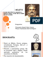 Exposicion Tales de Mileto