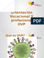 Orientación Vocacional Y Profesional OVP
