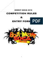 Bashment Soca Competition Rules & Registration 2016