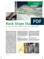 Rock Slope Stability - Quarry Management-April 2015