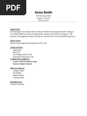 resume