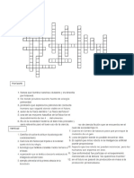 Crucigrama cientifico