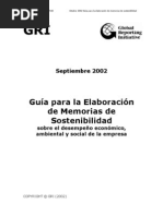 GRI español Guía para la Elaboración de memorias de sostenibilidad
