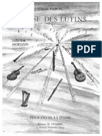 Danse Des Lutins Pour Flûte Et Piano de Claude PASCAL PDF