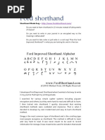 Download Ford Improved Shorthand by knight17 SN313236971 doc pdf