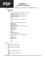 Data Structure Lab Record