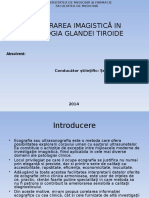 Explorarea Imagistica in Patologia Glandei Tiroide