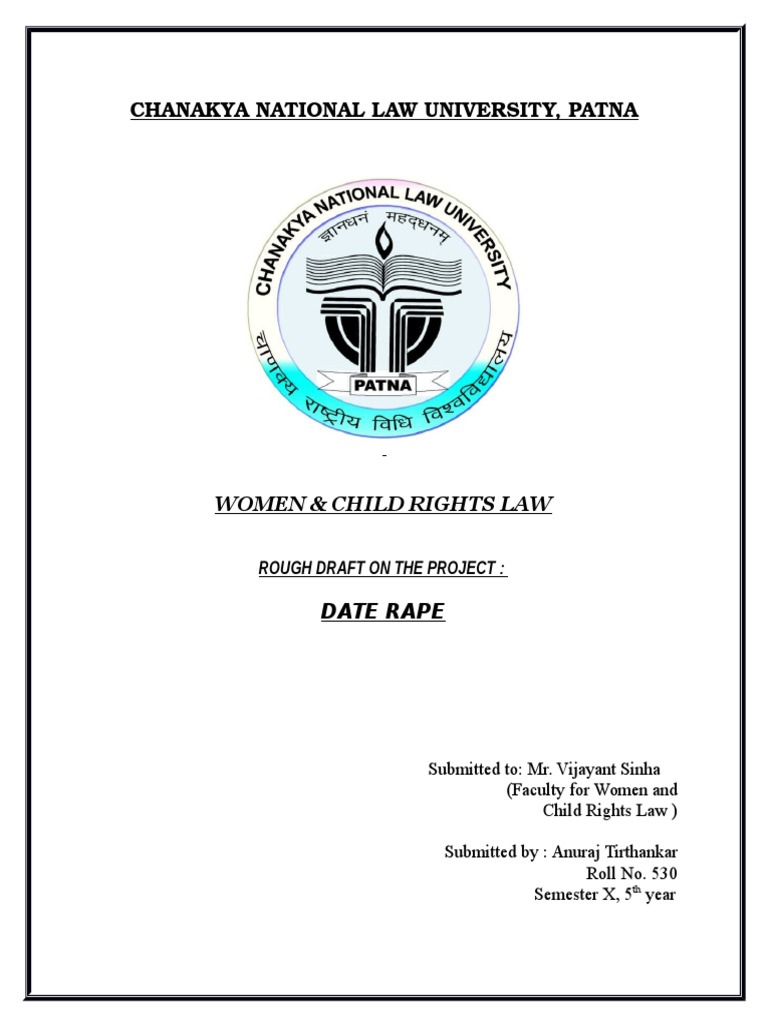 Third Rough Draft (Women & Child) | PDF | Victimology | Rape