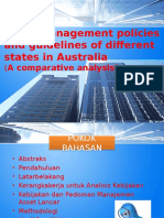 Asset Management Policies and Guidelines of Different States in Australia