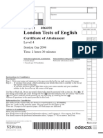 Level 4 Session 1 2006 Written Paper