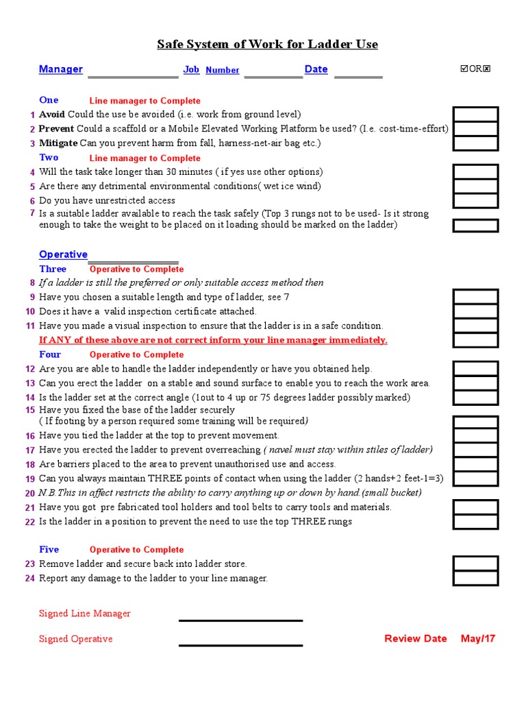 Safe Ladder Use | PDF | Technology & Engineering