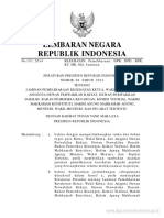 PERPRES N0. 68 Th 2014 Ttg Jaminan Pemeliharaan Kesehatan Pejabat