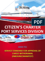 Citizen'S Charter: Port Services Division