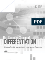 The Common Sense of Differentiation PDF