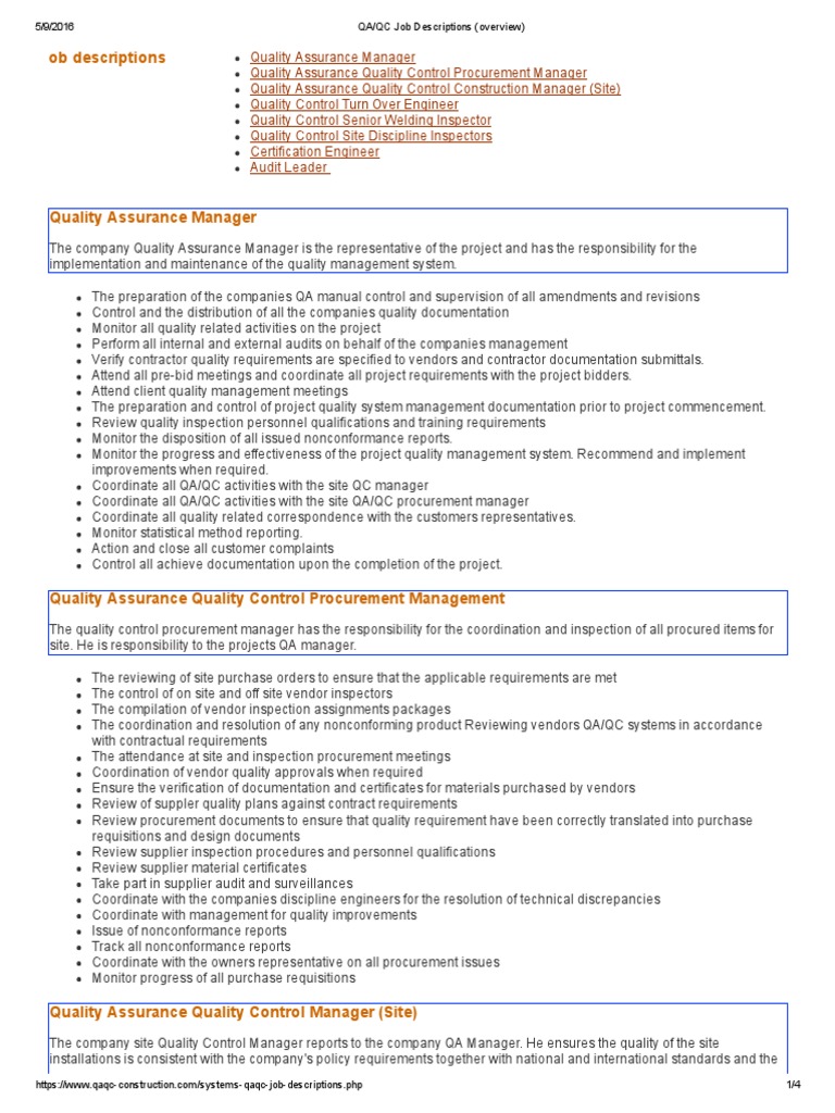 qa-qc-job-descriptions-overview-pdf-quality-assurance