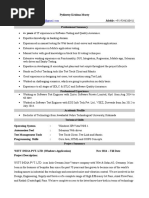 4+ Years Manual and Mobile App Testing Resume