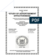 Advertisement Effectiveness Study (By GYANDEEP)