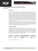 A G.709 Optical Transport Network Tutorial: White Paper