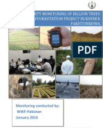 Billion Trees Tsunami Afforestation Project in Khyber Pakhtunkhwa – WWF Monitoring Report 2015