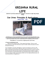 Cow Urine Principles & Applications