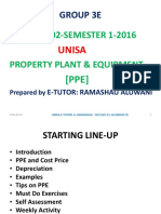 FAC1502 Property, Plant and Equipment Notes