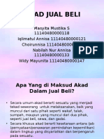 Akad Jual Beli Dalam Islam