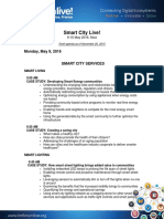 Smart City Live Agenda