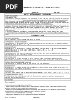 Annual Survey Checklist For Oil Chemical Tanker