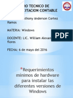 Requerimiento Para Instalar Windows