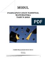 Modul Persiapan UN Matematika SMP 2013