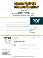 32nd Florida Seed Association Seed Seminar 2016 Registration Form