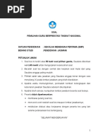 Download Soal penjas by Junaedi Abdilah SN313290707 doc pdf