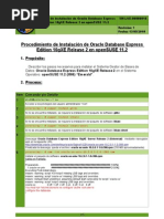 Download SW-LNX-00000010 - Procedimiento de Instalacion de Oracle Database Express Edition 10gXE Release 2 en OpenSUSE 11_2 by Ezequiel Hernn Villanueva SN31329145 doc pdf