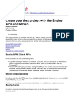 Bonita Documentation - Create Your First Project With the Engine Apis and Maven - 2016-01-21