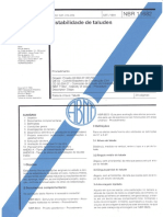 NBR 11682 Estabilidade de taludes.pdf
