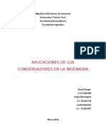 Aplicaciones de Los Condensadores en La Ingeniería